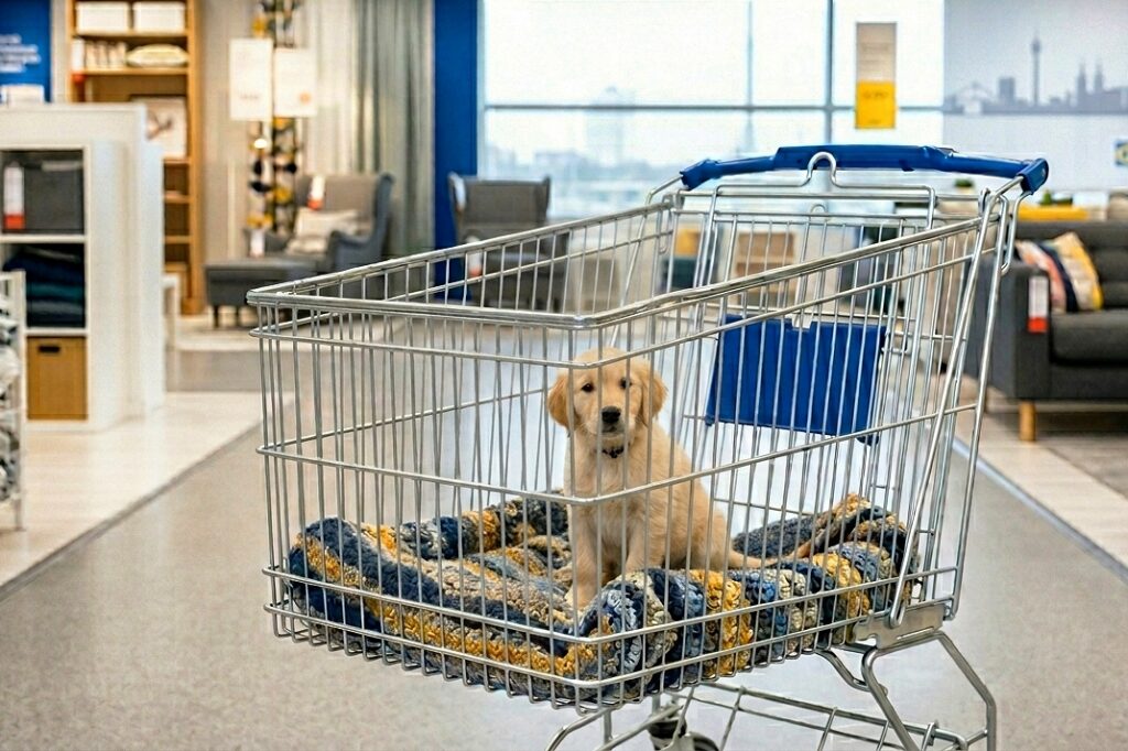 Darf der Hund mit nach IKEA in Düsseldorf? Ja, er darf!