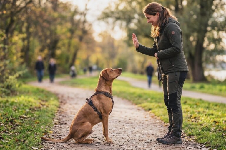 Grundsignale und Kommandos für deinen Hund