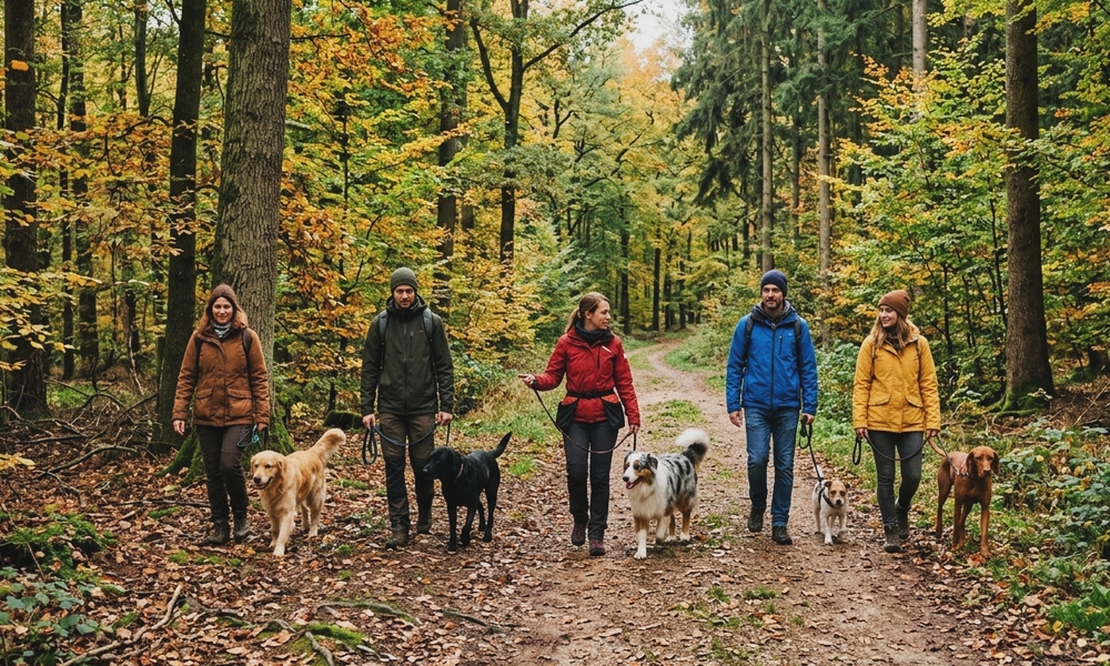 Mit dem Social Walk in Düsseldorf entspannt Hundebegegnungen meistern Beim Social Walk in Düsseldorf entspannt Hundebegegnungen meistern