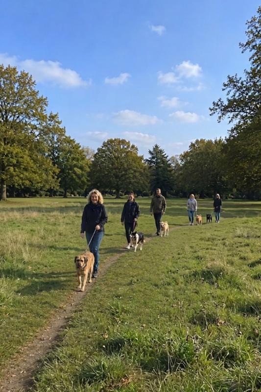Mach mit beim Social Walk für Hund und Halter in Düsseldorf