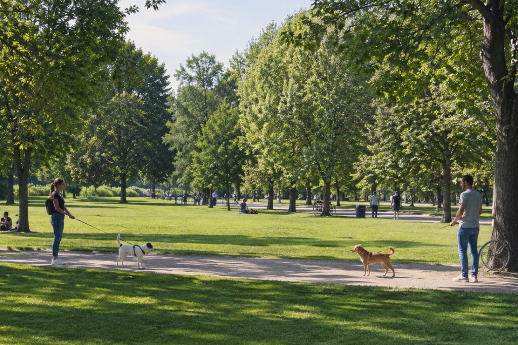 Training von entspannten Hundebegegnungen in Düsseldorf Training von entspannten Hundebegegnungen in Düsseldorf